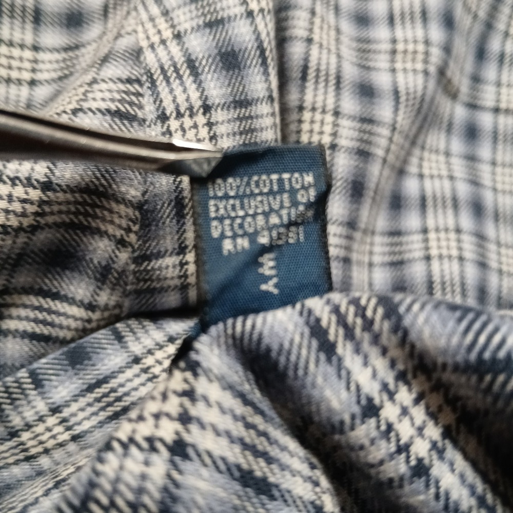 Polo Ralph Lauren 100% Cotton Classic Fit Blue Plaid L/S Button Shirt Size L - Picture 4 of 8